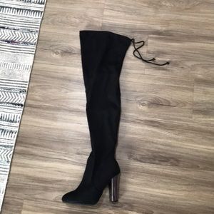 Over the knee Black Boots